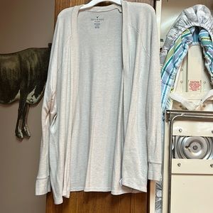 American eagle cream cardigan
